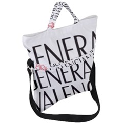 Logo Of Community Of Valencia, 1985-2018 Fold Over Handle Tote Bag by abbeyz71