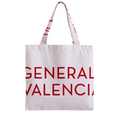 Logo Of Community Of Valencia Zipper Grocery Tote Bag by abbeyz71