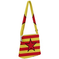 Estrelada Aragonesa Zipper Messenger Bag