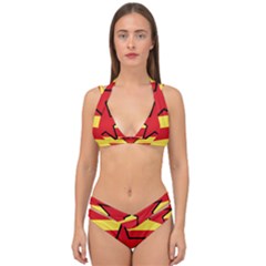 Estrelada Aragonesa Double Strap Halter Bikini Set