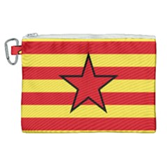 Estrelada Aragonesa Canvas Cosmetic Bag (xl) by abbeyz71