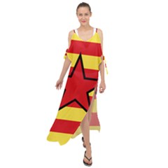 Estrelada Aragonesa Maxi Chiffon Cover Up Dress by abbeyz71