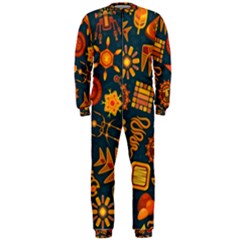 Pattern Background Ethnic Tribal Onepiece Jumpsuit (men)  by Pakrebo