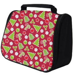 Christmas Paper Scrapbooking Pattern Full Print Travel Pouch (Big)