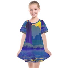 Illustration Vector Forest Nature Kids  Smock Dress by Pakrebo