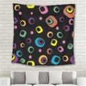 Abstract Background Retro 60s 70s Square Tapestry (Large) View2