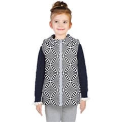 Background Pattern Halftone Kids  Hooded Puffer Vest by Pakrebo