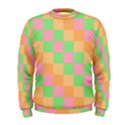 Checkerboard Pastel Squares Men s Sweatshirt View1