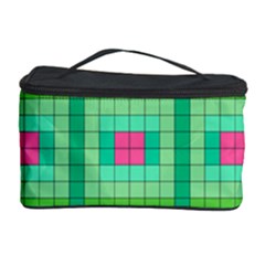 Checkerboard Squares Abstract Cosmetic Storage