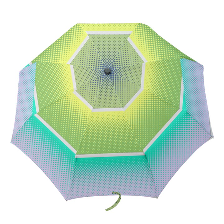 Pattern Banner Background Dot Set Folding Umbrellas