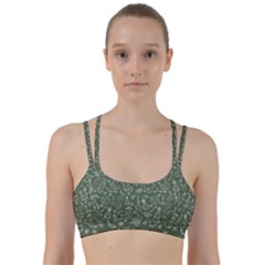 Tropical Pattern Line Them Up Sports Bra by Valentinaart