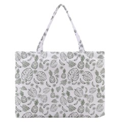 Tropical Pattern Zipper Medium Tote Bag by Valentinaart