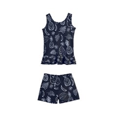 Tropical Pattern Kids  Boyleg Swimsuit by Valentinaart