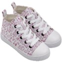 Tropical pattern Kids  Mid-Top Canvas Sneakers View3