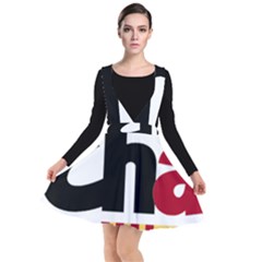 Logo Of Chunta Aragonesista Plunge Pinafore Dress by abbeyz71