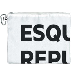 Logo Of Esquerra Republicana De Catalunya Canvas Cosmetic Bag (xxxl) by abbeyz71