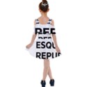 Logo of Esquerra Republicana de Catalunya Kids  Shoulder Cutout Chiffon Dress View2