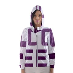 Logo Of Unidos Podemos Electoral Alliance (spain) Hooded Windbreaker (women)