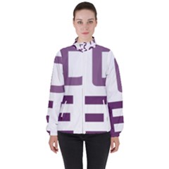 Logo Of Unidos Podemos Electoral Alliance (spain) High Neck Windbreaker (women) by abbeyz71