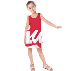 Logo Of United Left Political Coalition Of Spain Kids  Sleeveless Dress by abbeyz71