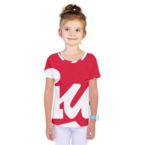 Logo Of United Left Political Coalition Of Spain Kids  One Piece Tee by abbeyz71