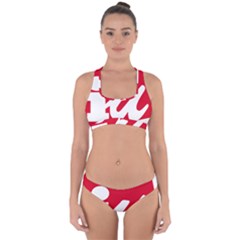 Logo Of United Left Political Coalition Of Spain Cross Back Hipster Bikini Set by abbeyz71