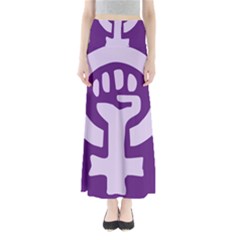 Logo Of Feminist Party Of Spain Full Length Maxi Skirt by abbeyz71