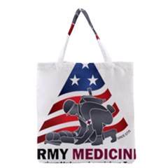 U S  Army Medicine Logo Grocery Tote Bag by abbeyz71