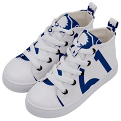 South Carolina Highway 61 Kids  Mid-top Canvas Sneakers by abbeyz71