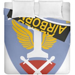 Badge Of First Allied Airborne Army Duvet Cover Double Side (king Size) by abbeyz71