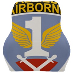 Badge Of First Allied Airborne Army Car Seat Velour Cushion  by abbeyz71