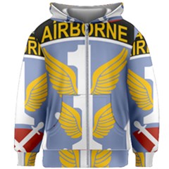 Badge Of First Allied Airborne Army Kids  Zipper Hoodie Without Drawstring by abbeyz71