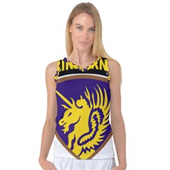 Shoulder Sleeve Insignia Of The United States Army 13th Airborne Division Women s Basketball Tank Top by abbeyz71