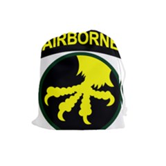 United States Army 17th Airborne Division Drawstring Pouch (large) by abbeyz71