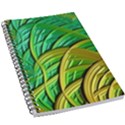 Patterns Green Yellow String 5.5  x 8.5  Notebook View1