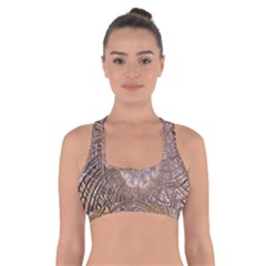 Fractal Art Pattern 3d Artwork Cross Back Sports Bra