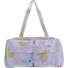 Floral Background Bird Drawing Multi Function Bag by Pakrebo