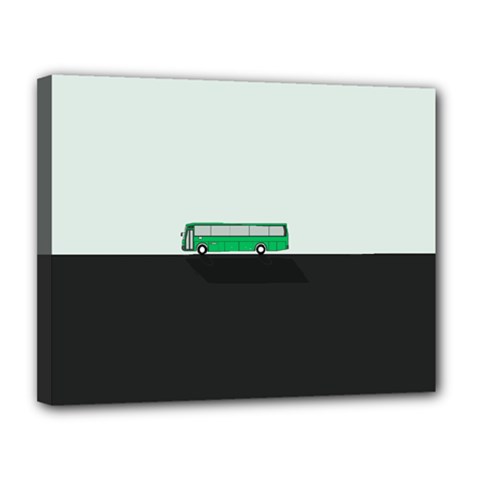 Bus Canvas 14  X 11  (stretched) by Valentinaart