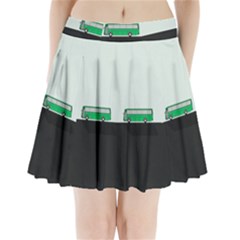 Bus Pleated Mini Skirt by Valentinaart
