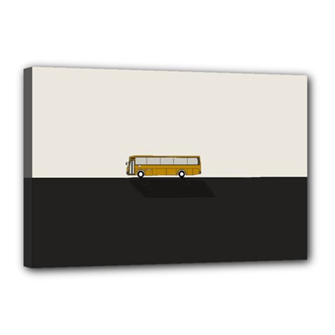 Bus Canvas 18  X 12  (stretched) by Valentinaart