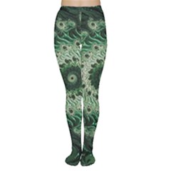 Fractal Art Spiral Mathematical Tights