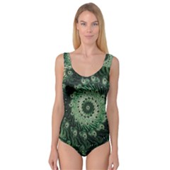 Fractal Art Spiral Mathematical Princess Tank Leotard 