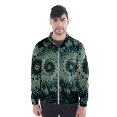 Fractal Art Spiral Mathematical Windbreaker (Men)