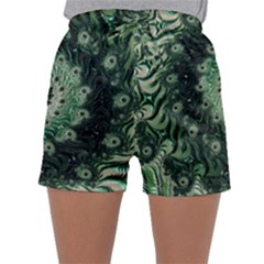 Fractal Art Spiral Mathematical Sleepwear Shorts