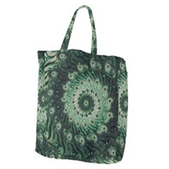 Fractal Art Spiral Mathematical Giant Grocery Tote