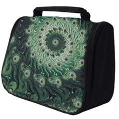 Fractal Art Spiral Mathematical Full Print Travel Pouch (Big)