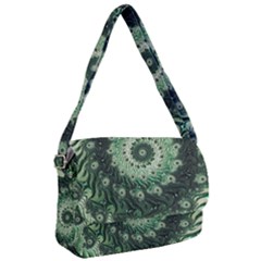 Fractal Art Spiral Mathematical Courier Bag