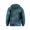 Ocean Green Sea Blue Fractal Art Kids  Zipper Hoodie View2