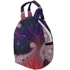 Fractal Art Artwork Design Travel Backpacks by Pakrebo