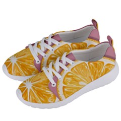 Pop Art Orange  Women s Lightweight Sports Shoes by Valentinaart